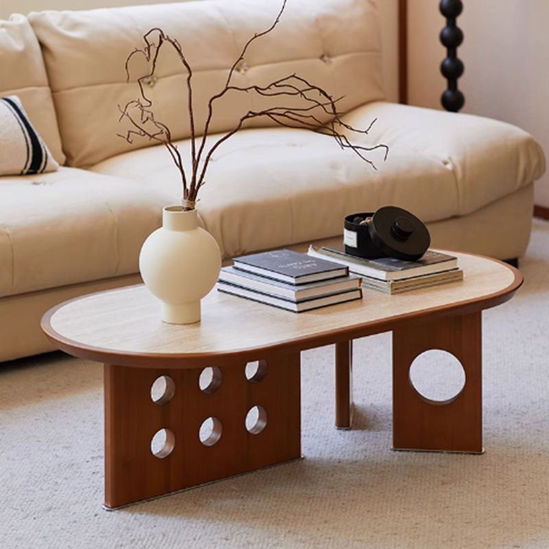 Geo-Cut Coffee Table - wooden wall shelf and organizer