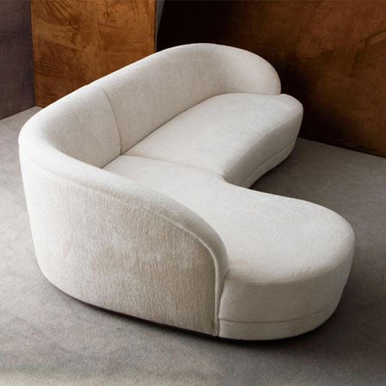 Nestle Curve Loveseat - wooden wall shelf and organizer